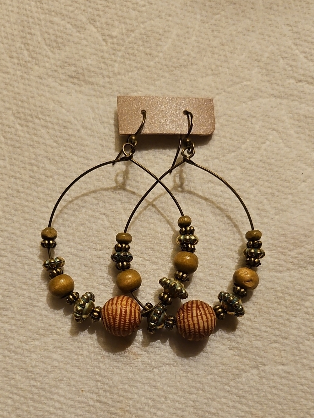 Beaded Hoops